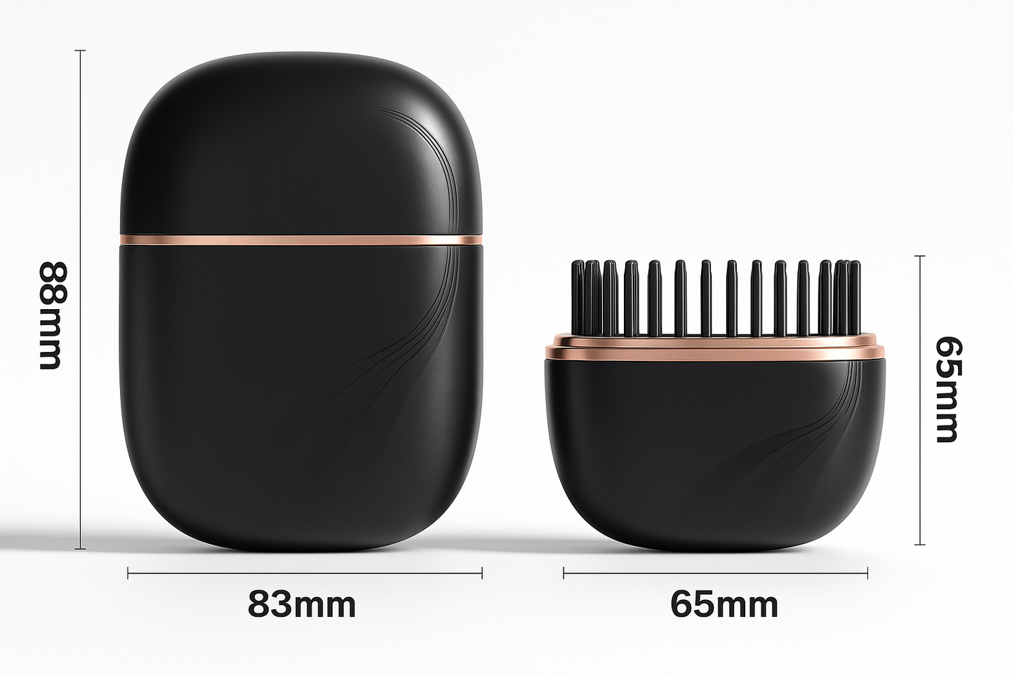 Mini Wireless Hair Straightening Comb – Pocket-Sized, Dual-Use & Rechargeable