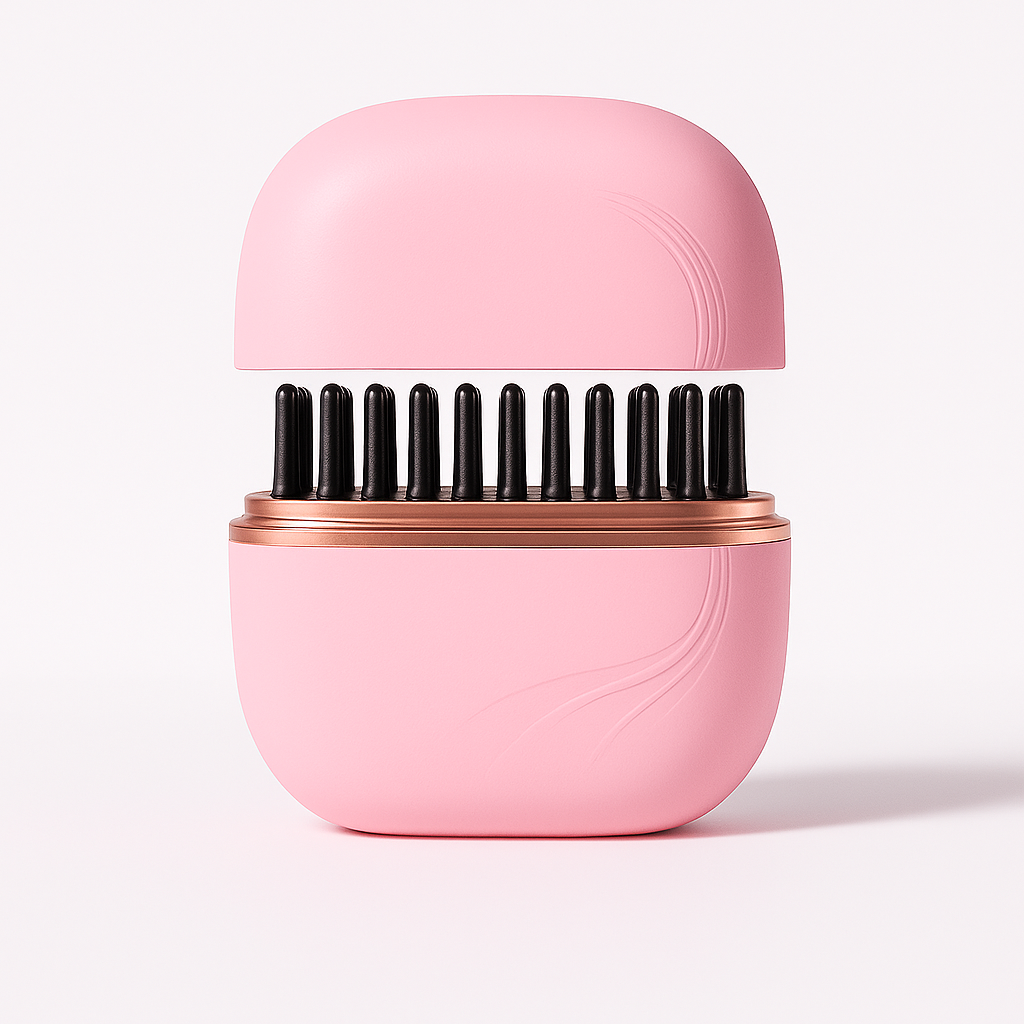 Mini Wireless Hair Straightening Comb – Pocket-Sized, Dual-Use & Rechargeable